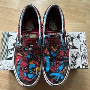 Vans Marvel Spider-Man Classic Slip-on M7 W8.5